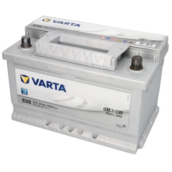 Baterie Varta Silver Dynamic E38 74Ah 750A 12V 5744020753162